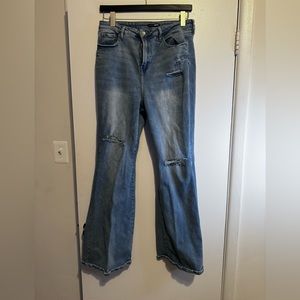 Wide leg jeans